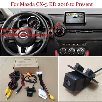 Yeshibation stražnja kamera za vozila Mazda CX-3 CX3 CX 3 KD 2016 za Pr-backup povratne kamere RCA i originalni ekran kompatibilni