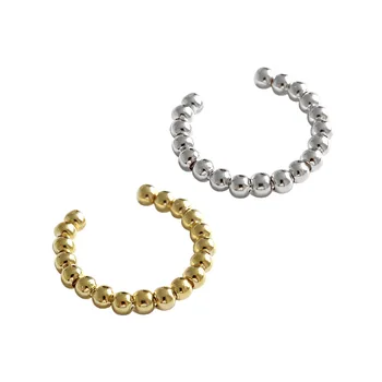 Jednostavne 925 sterling srebra perle otvaraju prsten za žene, moda podesiv prsten anillos bague femme sterling srebro nakit