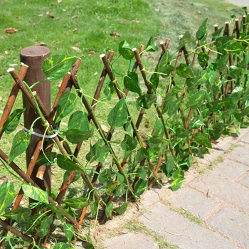Pull-Umjetni Dvorište, Ograda Za Extensible Umjetna Ivy Ograda Privatnosti Drva Vinove Loze Penjanje Kadar Vrtu Biljka Doma Dekor