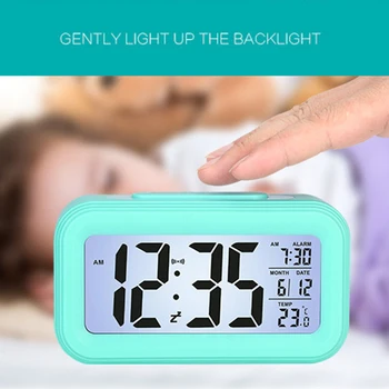Digitalni Alarm Noćni Noćno Svjetlo Prikaz Satova Djeca, Djevojke, Dječaci Uređenje Sobe Sat
