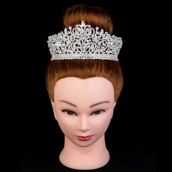 Crown Hadiyana Goegeous žene stranka ukras za kosu berba luksuzni gorski kristal vjenčanje pribor za kosu BC3801 Crown Princess