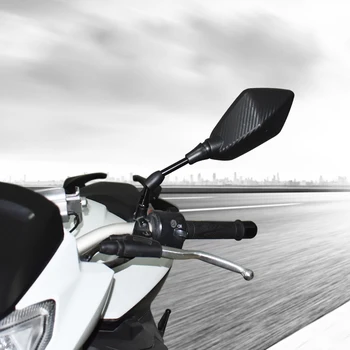 Motocikl ogledalo bočni выпуклое ogledalo 8 mm 10 mm karbonskih vlakana Универсиал za Kawasaki NINJA 250 300R 250R 300 400R VERSYS 300X Z400
